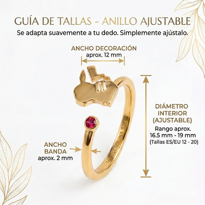 Anillo Ajustable de Criaturas del Anime