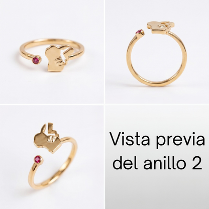 Anillo Ajustable de Criaturas del Anime
