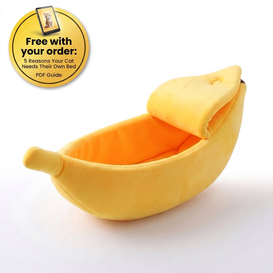 Banana Cat Bed